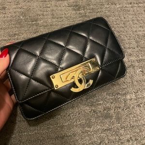 100% Authentic Chanel Golden Class Wallet on Chain